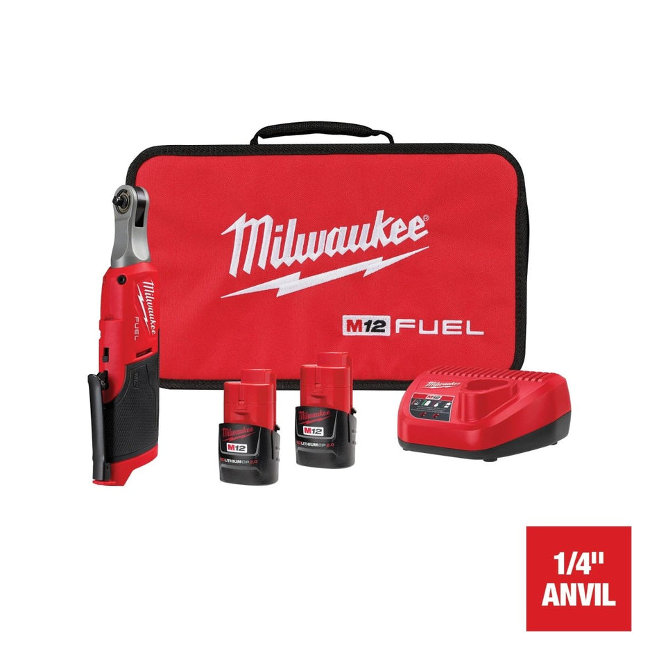 M12 FUEL™ 1/4" High Speed Ratchet Kit - AAA Industrial Supply