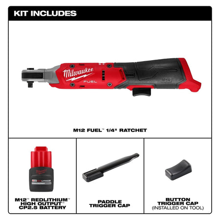 M12 FUEL™ 1/4" Ratchet Kit - AAA Industrial Supply