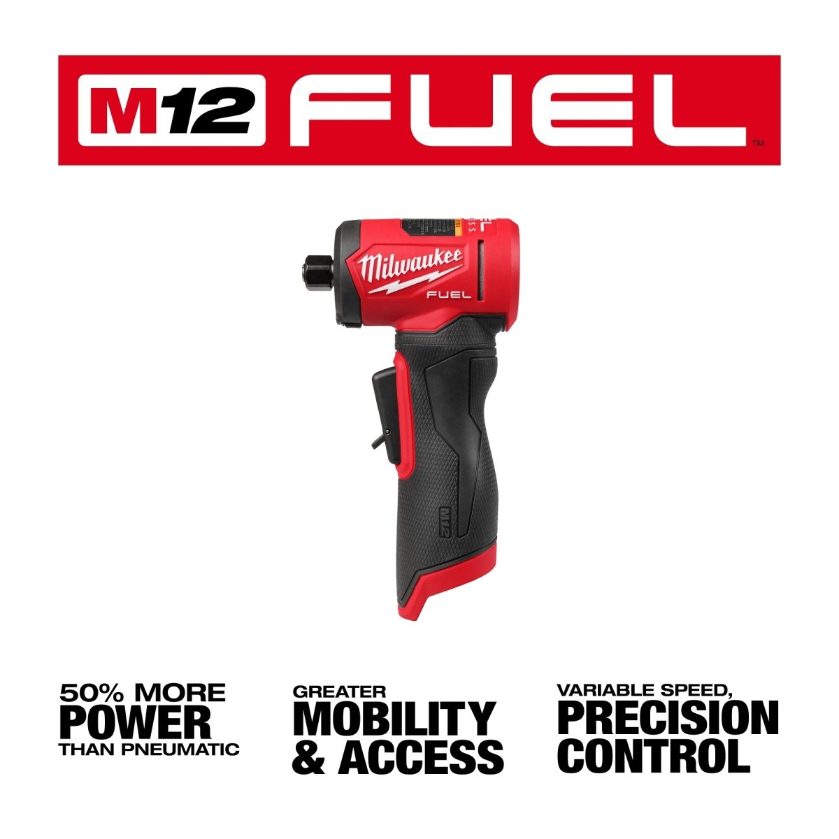 M12 FUEL™ 1/4" Right Angle Die Grinder - AAA Industrial Supply