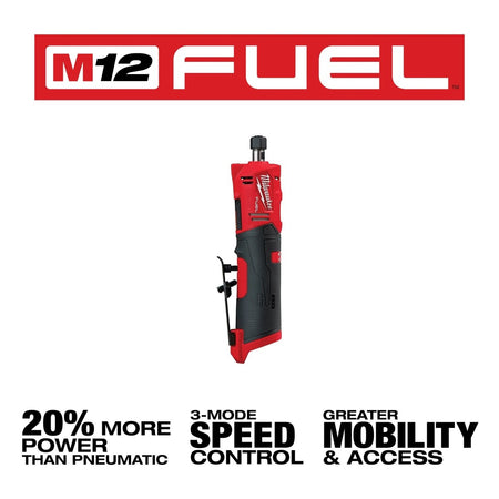 M12 FUEL™ 1/4" Straight Die Grinder - AAA Industrial Supply