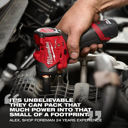 M12 FUEL™ 1/4" Subcompact Impact Wrench w/ Friction Ring - AAA Industrial Supply