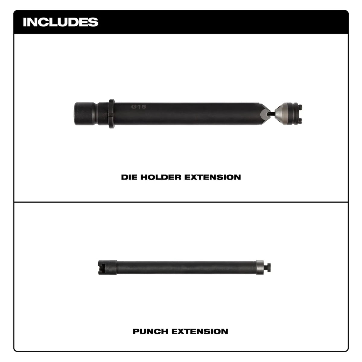 M12 FUEL™ 16 ga Nibbler Die Holder Extension - AAA Industrial Supply