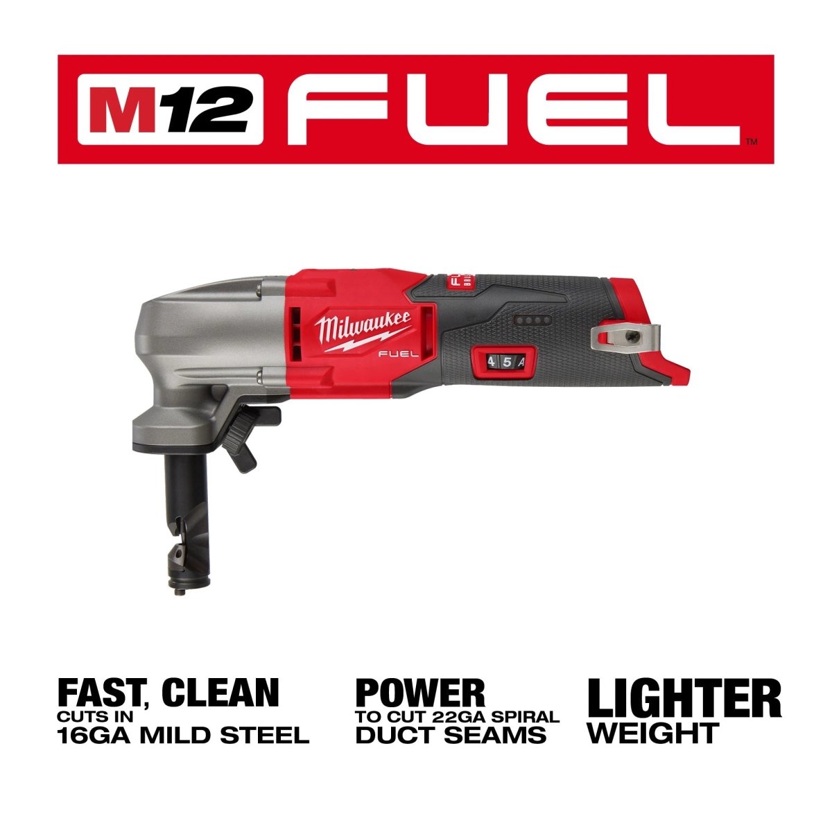 M12 FUEL™ 16 Gauge Variable Speed Nibbler - AAA Industrial Supply