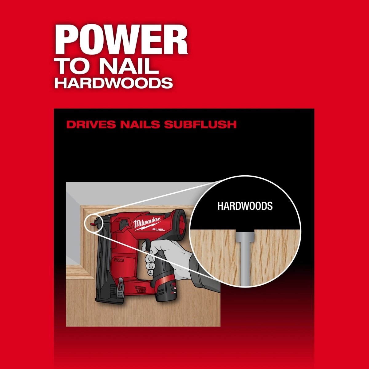 M12 FUEL™ 18 Gauge Compact Brad Nailer - AAA Industrial Supply