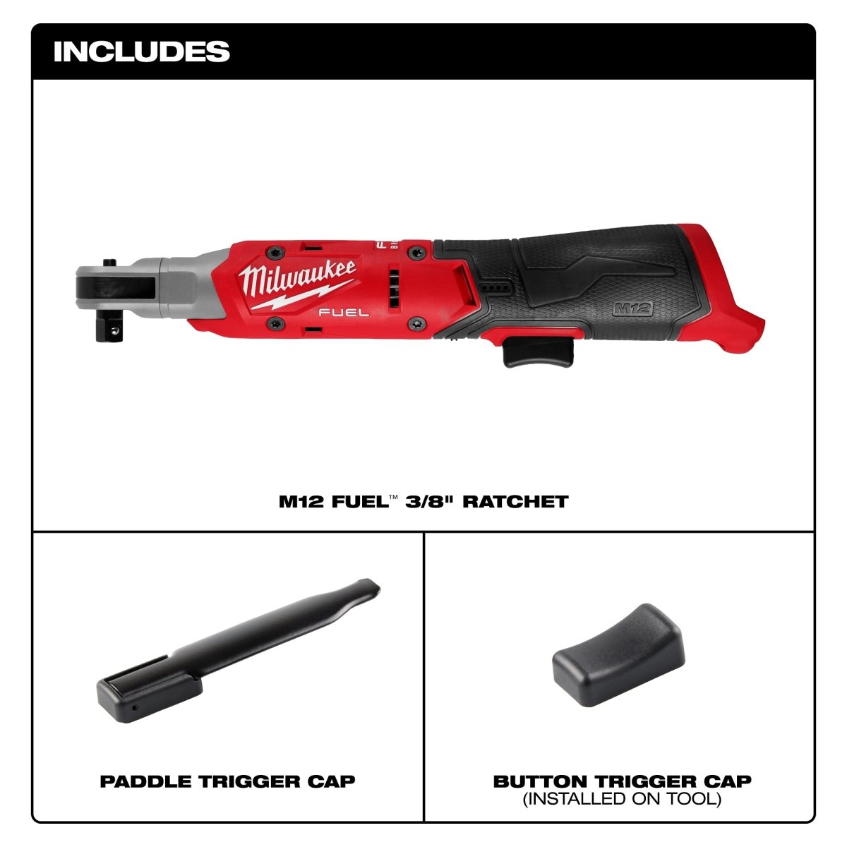 M12 FUEL™ 3/8" Ratchet - AAA Industrial Supply