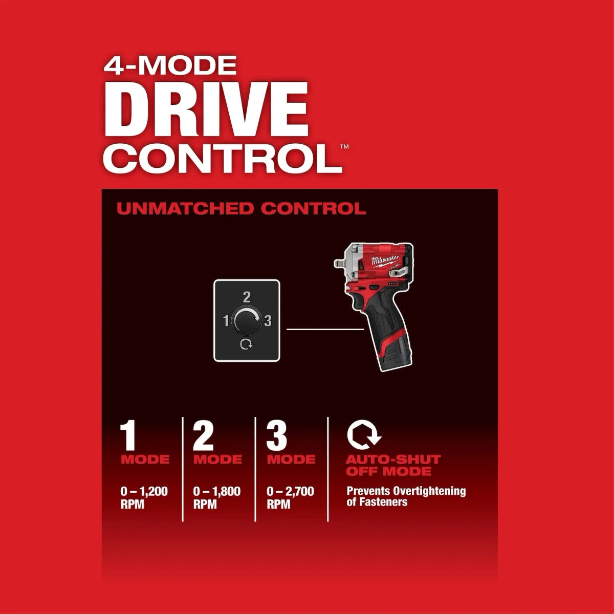 M12 FUEL™ 3/8" Stubby Impact Wrench - AAA Industrial Supply