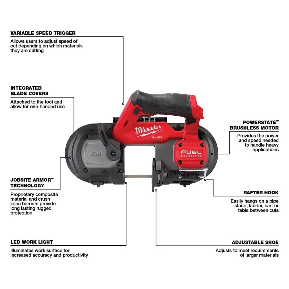 M12 FUEL™ Compact Band Saw - AAA Industrial Supply