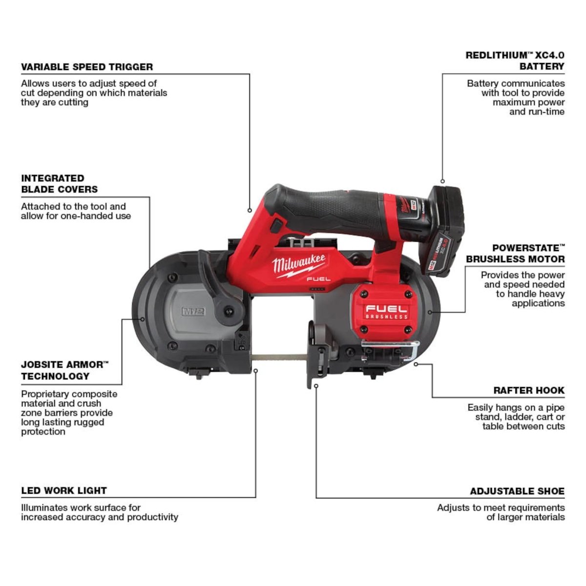 M12 FUEL™ Compact Band Saw Kit - AAA Industrial Supply
