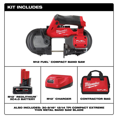 M12 FUEL™ Compact Band Saw Kit - AAA Industrial Supply