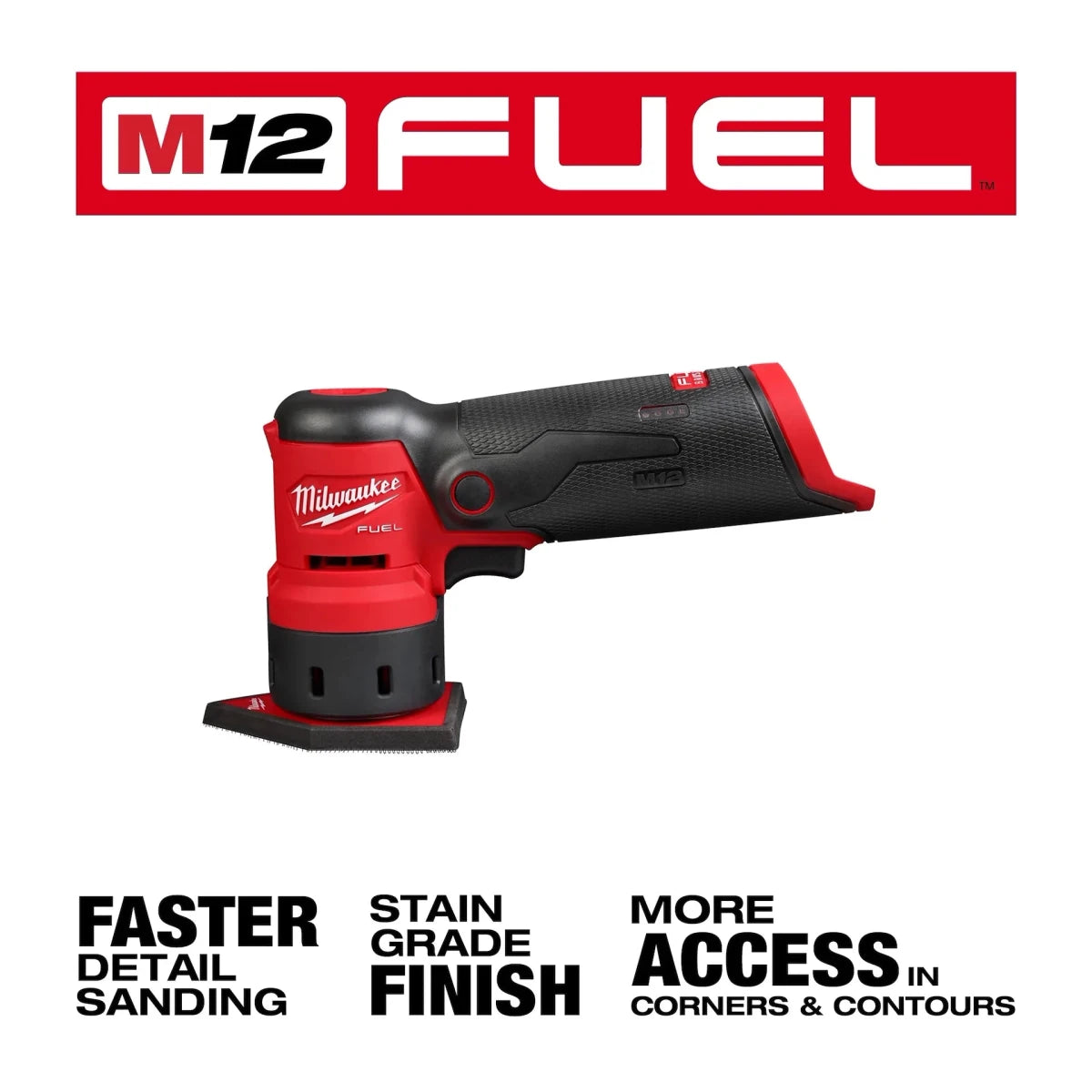 M12 FUEL™ Orbital Detail Sander - AAA Industrial Supply