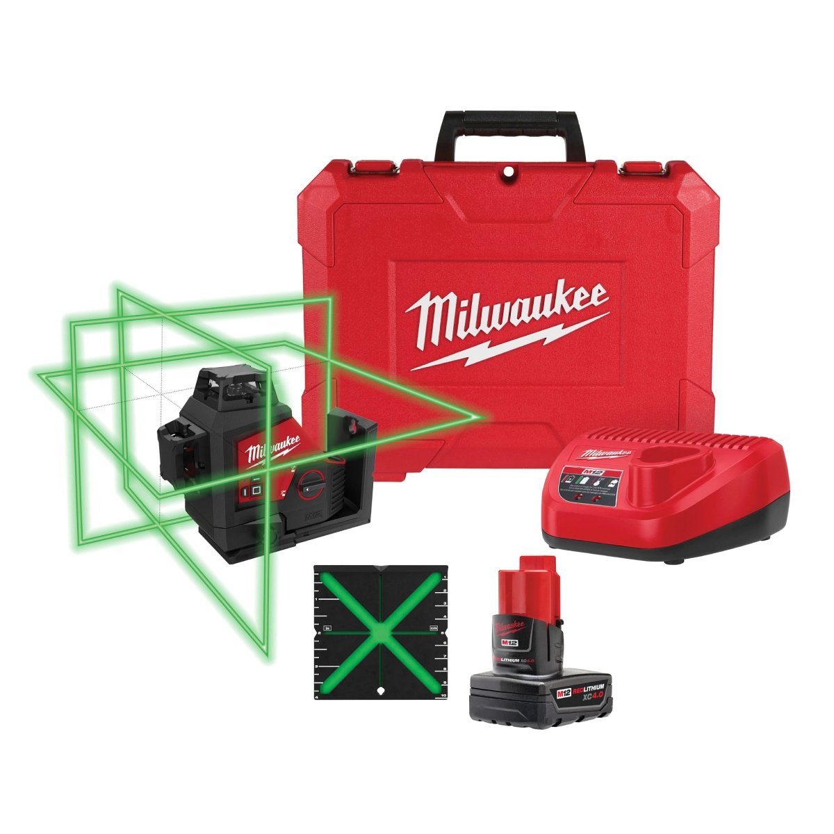 M12™ Green 360° 3 - Plane Laser Kit - AAA Industrial Supply