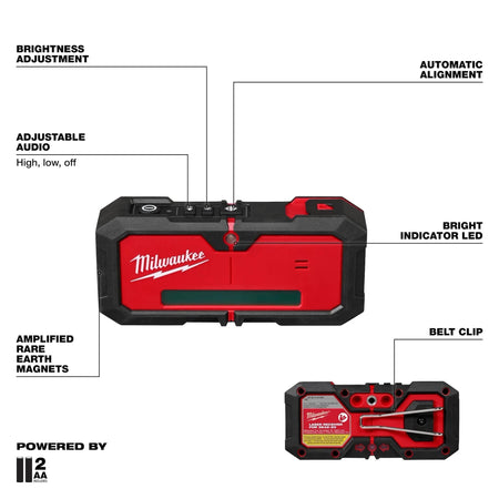 M12™ Green 360° 3-Plane Laser w/Automatic Alignment & Receiver - AAA Industrial Supply