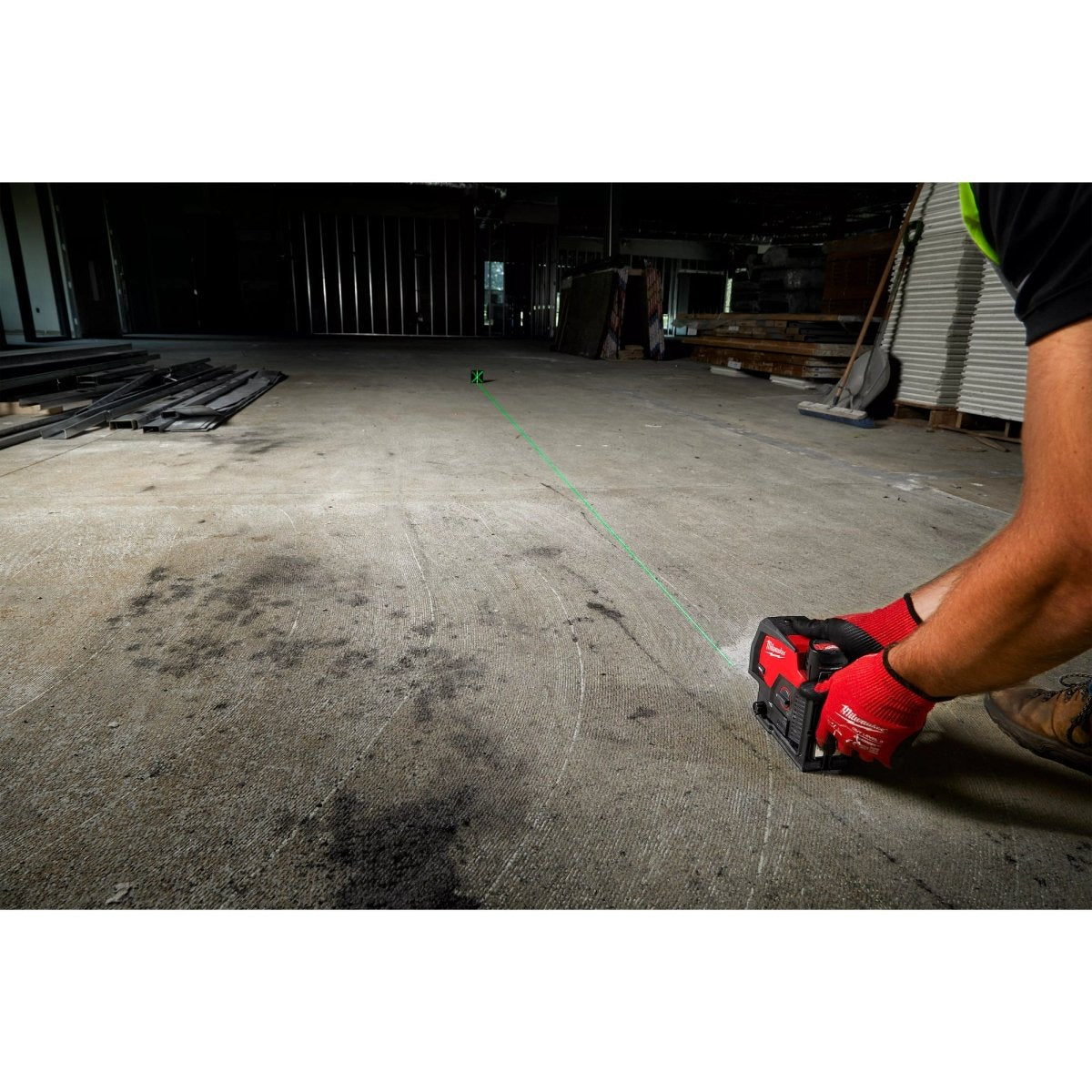 M12™ Green Cross Line and Plumb Points Laser - AAA Industrial Supply