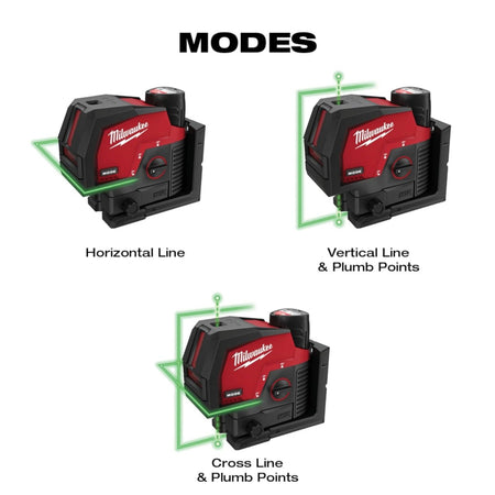 M12™ Green Cross Line and Plumb Points Laser - AAA Industrial Supply