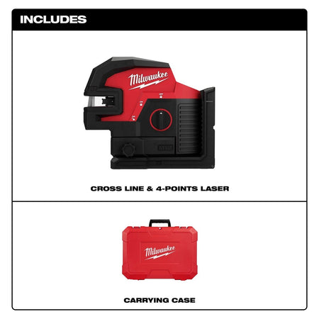 M12™ Green Laser – Cross Line & 4 - Points - AAA Industrial Supply