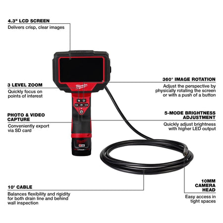 M12™ M - Spector™ 360 10' Inspection Camera - AAA Industrial Supply