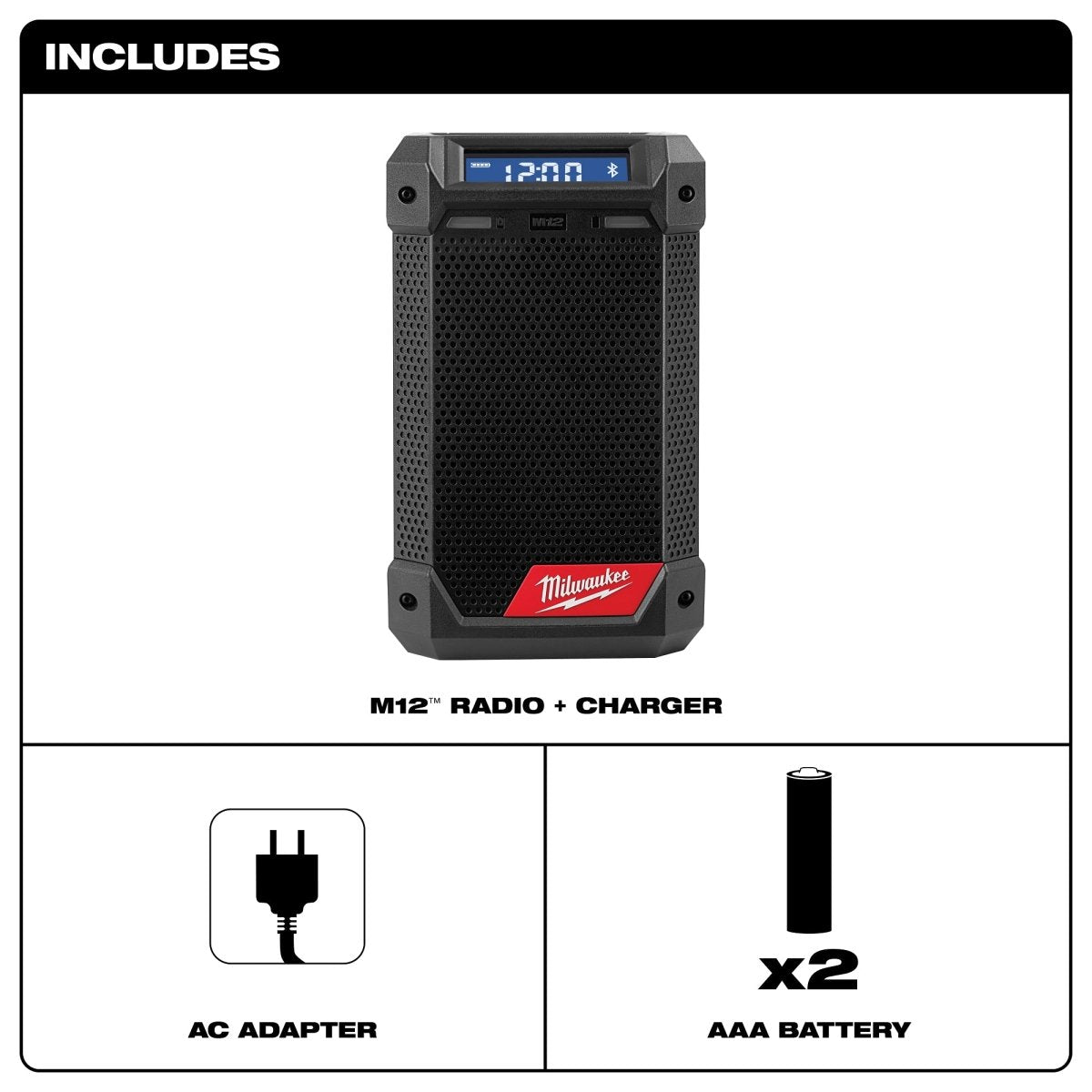 M12™ Radio + Charger - AAA Industrial Supply