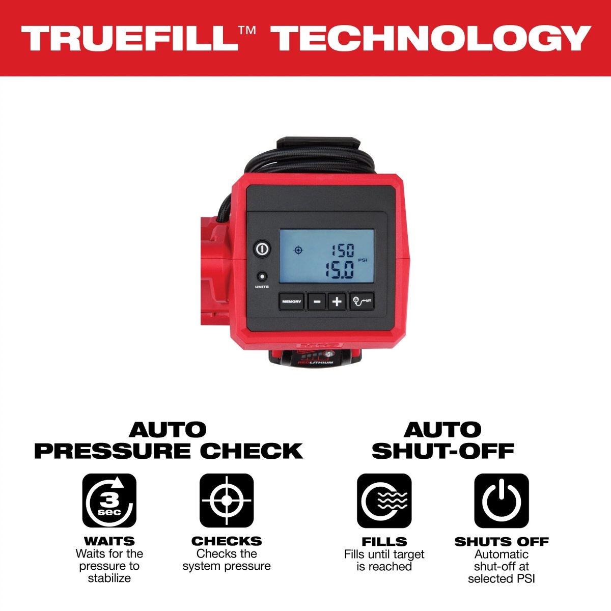 M18™ 18V Cordless Tire Inflator - AAA Industrial Supply