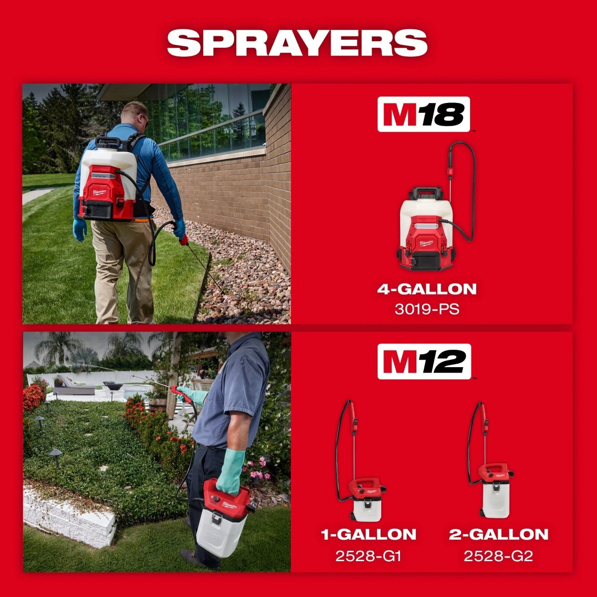 M18™ 4 - Gallon Backpack Sprayer w/ SWITCH TANK™ (Tool Only) - AAA Industrial Supply