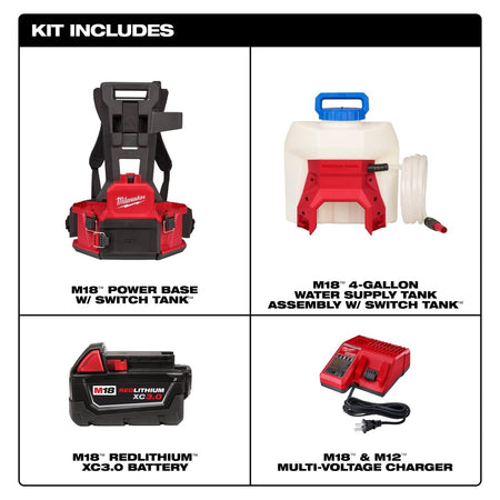 M18 4 - Gallon Water Supply Kit w/ SWITCH TANK™ - AAA Industrial Supply