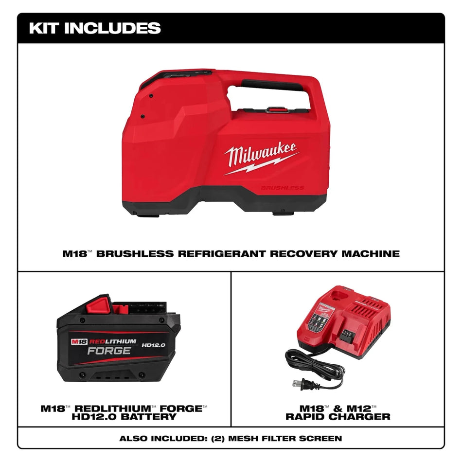M18™ Brushless Refrigerant Recovery Machine - AAA Industrial Supply