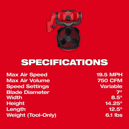 M18™ Brushless Scissor Lift Fan - AAA Industrial Supply