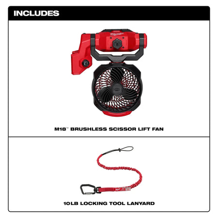 M18™ Brushless Scissor Lift Fan - AAA Industrial Supply