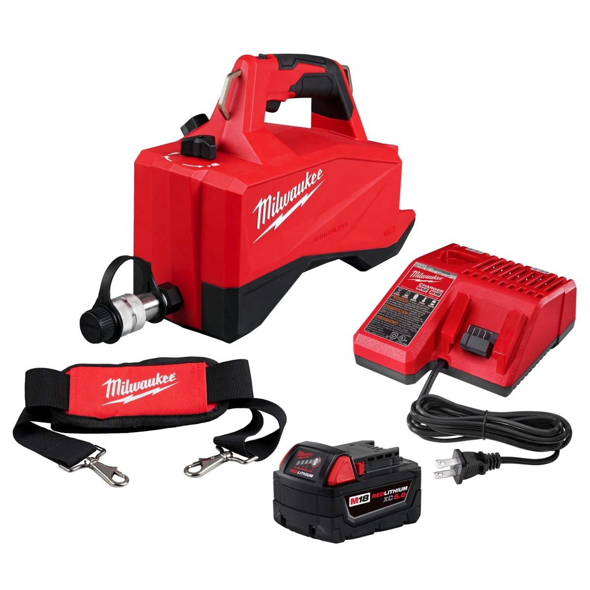 M18™ Brushless Single Acting 60in3 10,000psi Hydraulic Pump - AAA Industrial Supply