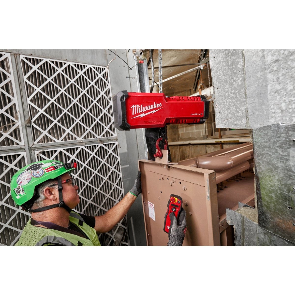 M18™ Compact 1 - Ton Chain Hoist w/ ONE - KEY™ - AAA Industrial Supply