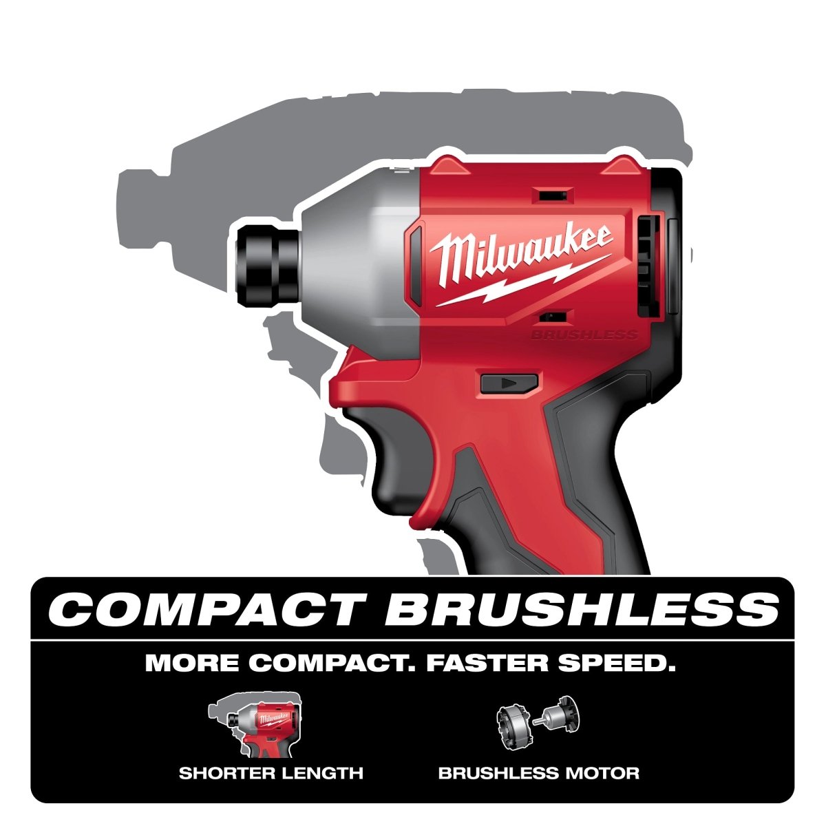 M18™ Compact Brushless 1/4" Hex Impact Driver - AAA Industrial Supply
