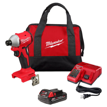 M18™ Compact Brushless 1/4" Hex Impact Driver Kit - AAA Industrial Supply