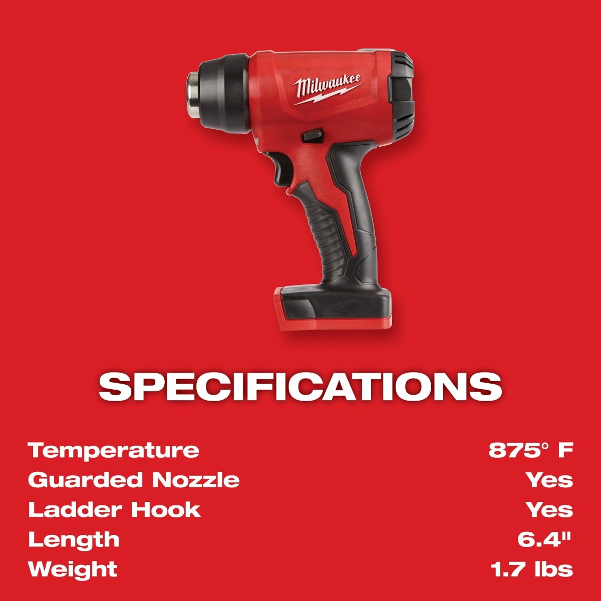 M18™ Compact Heat Gun - AAA Industrial Supply