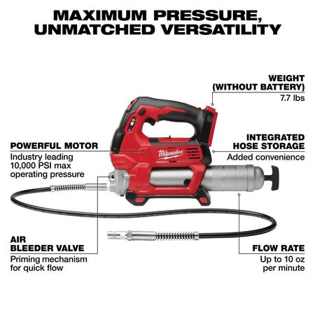 M18™ Cordless 2 - Speed Grease Gun - AAA Industrial Supply