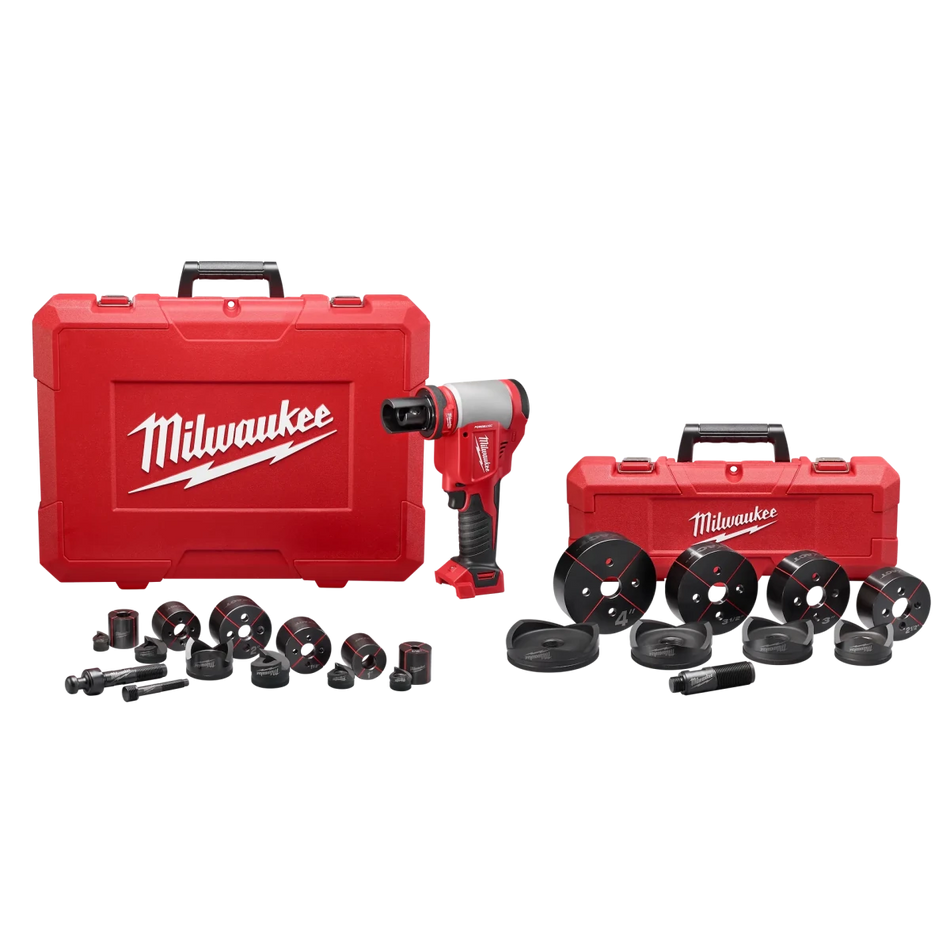 M18™ FORCE LOGIC™ 10 Ton Knockout Tool 1/2" to 4" - AAA Industrial Supply