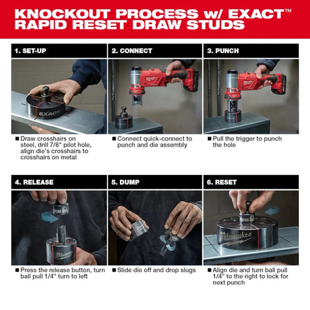 M18™ FORCE LOGIC™ 6T Knockout Tool 1/2" - 2" - AAA Industrial Supply