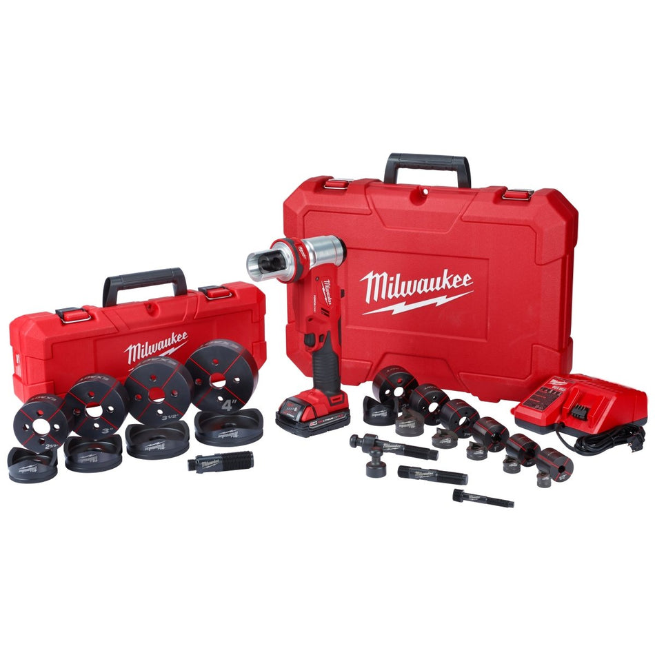 M18™ FORCE LOGIC™ 6T Knockout Tool 1/2" - 4" Kit - AAA Industrial Supply