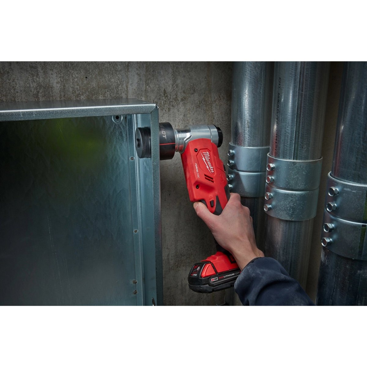M18™ FORCE LOGIC™ 6T Knockout Tool 1/2" - 4" Kit - AAA Industrial Supply