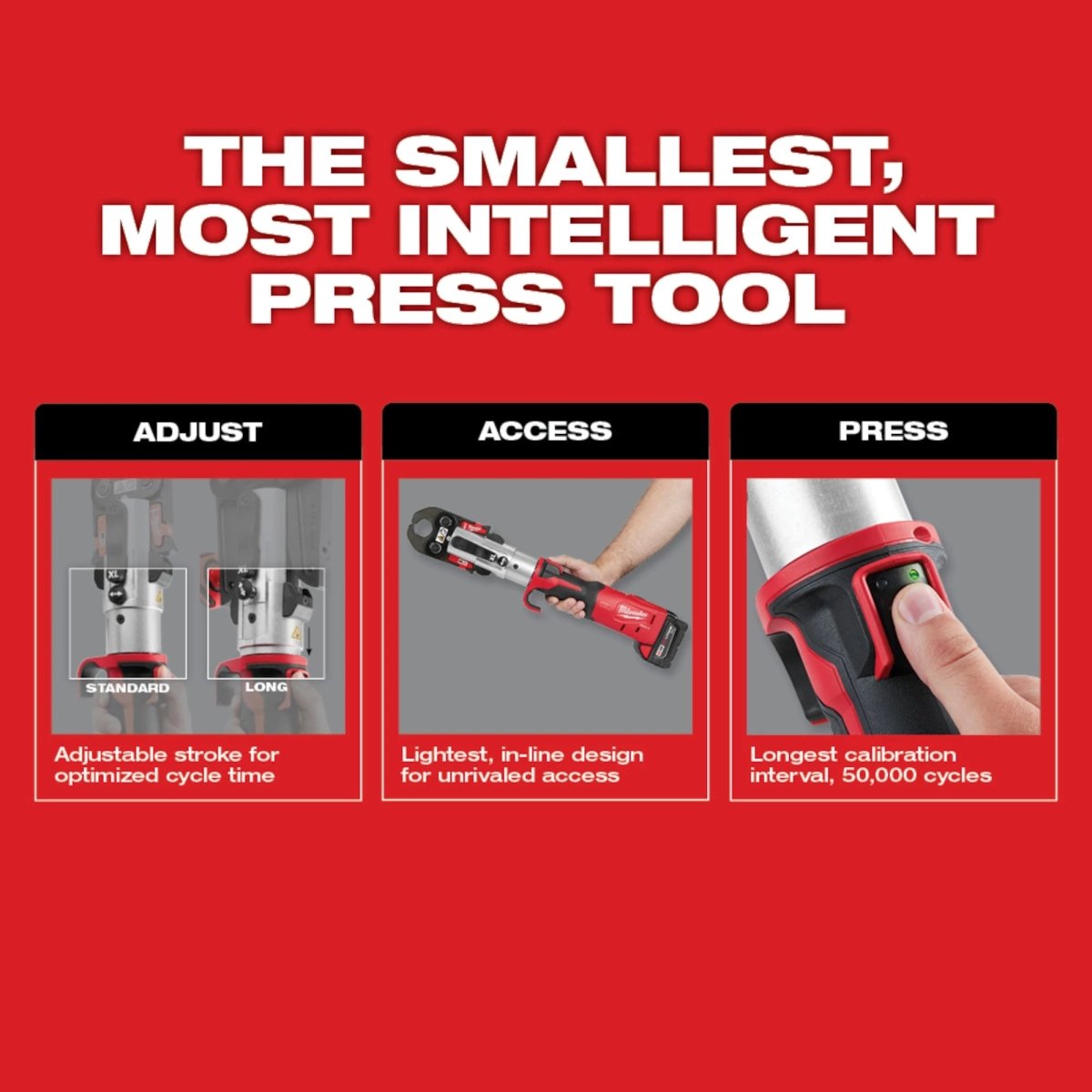 M18™ FORCE LOGIC™ Long Throw Press Tool Kit - AAA Industrial Supply
