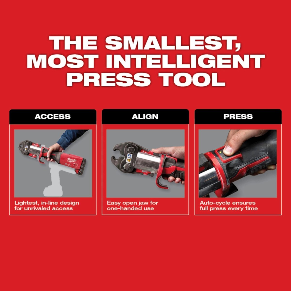 M18™ FORCE LOGIC™ Press Tool w/ ONE - KEY™ - AAA Industrial Supply