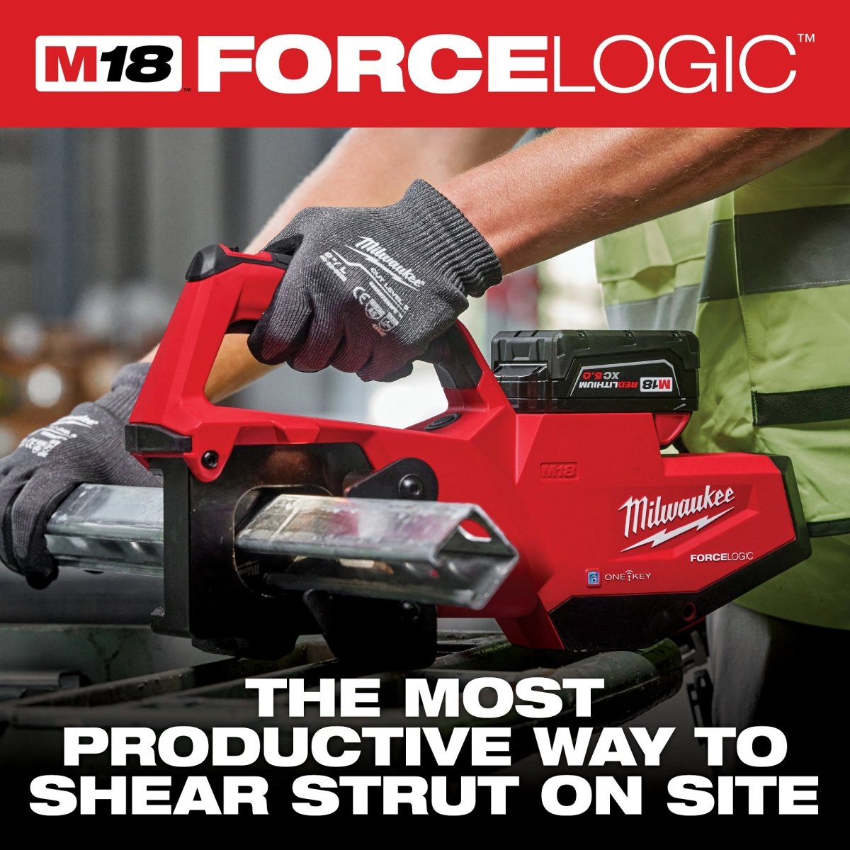 M18™ FORCE LOGIC™ Single Channel Strut Shear Kit - AAA Industrial Supply