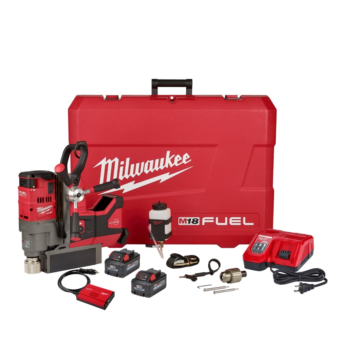 M18 FUEL™ 1 - 1/2" Lineman Magnetic Drill High Demand™ Kit - AAA Industrial Supply