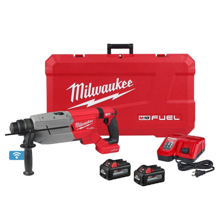 M18 FUEL™ 1 - 1/4” SDS Plus D - Handle Rotary Hammer Kit w/ ONE - KEY™ - AAA Industrial Supply