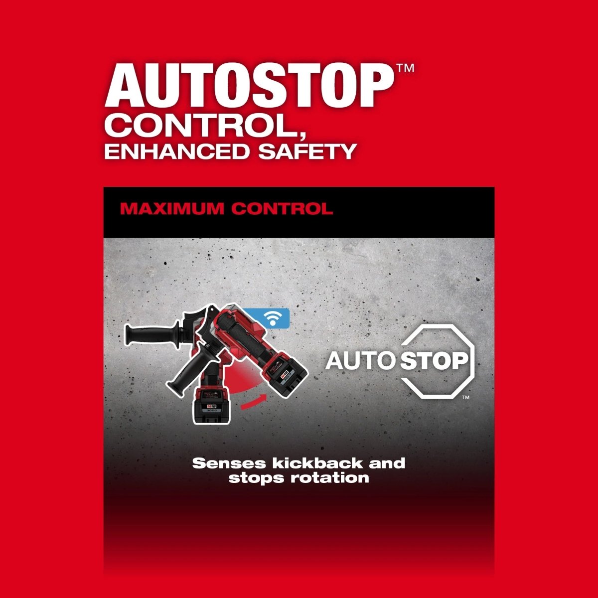 M18 FUEL™ 1 - 1/4" SDS Plus D - Handle Rotary Hammer w/ ONE - KEY™ - AAA Industrial Supply