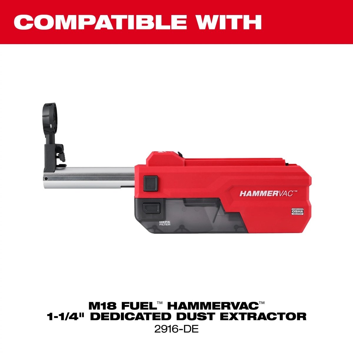 M18 FUEL™ 1 - 1/4" SDS Plus D - Handle Rotary Hammer w/ ONE - KEY™ - AAA Industrial Supply