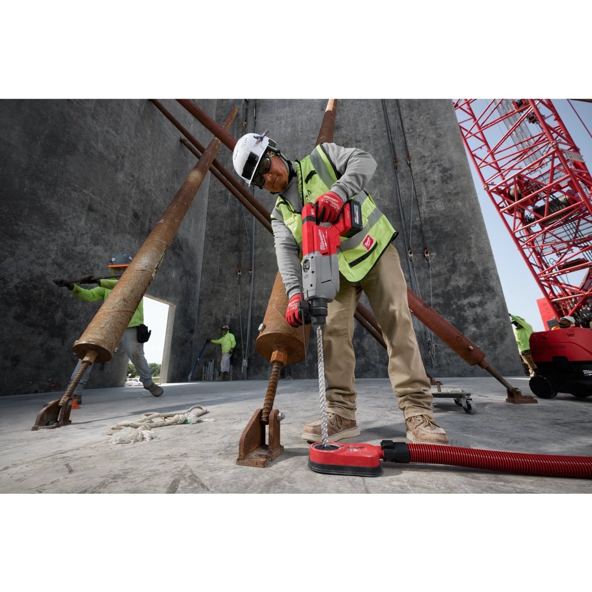 M18 FUEL™ 1 - 1/4" SDS Plus D - Handle Rotary Hammer w/ ONE - KEY™ - AAA Industrial Supply