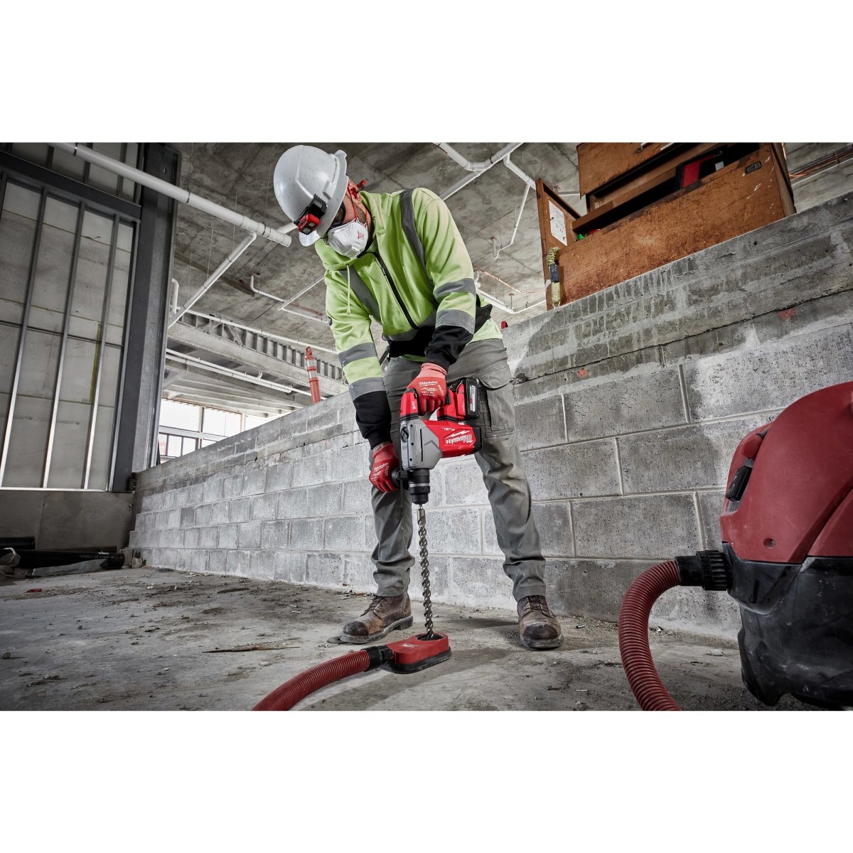 M18 FUEL™ 1 - 1/8" SDS Plus Rotary Hammer w/ ONE - KEY™ - AAA Industrial Supply