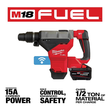 M18 FUEL™ 1 - 3/4" SDS MAX Rotary Hammer Kit w/ONE - KEY(tm) - AAA Industrial Supply