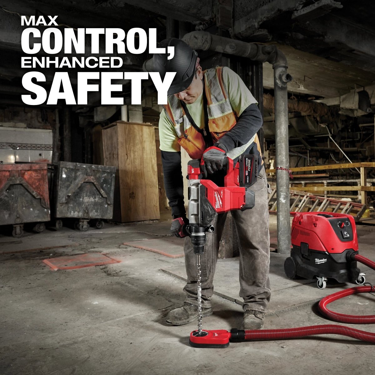 M18 FUEL™ 1 - 3/4" SDS MAX Rotary Hammer Kit w/ONE - KEY(tm) - AAA Industrial Supply