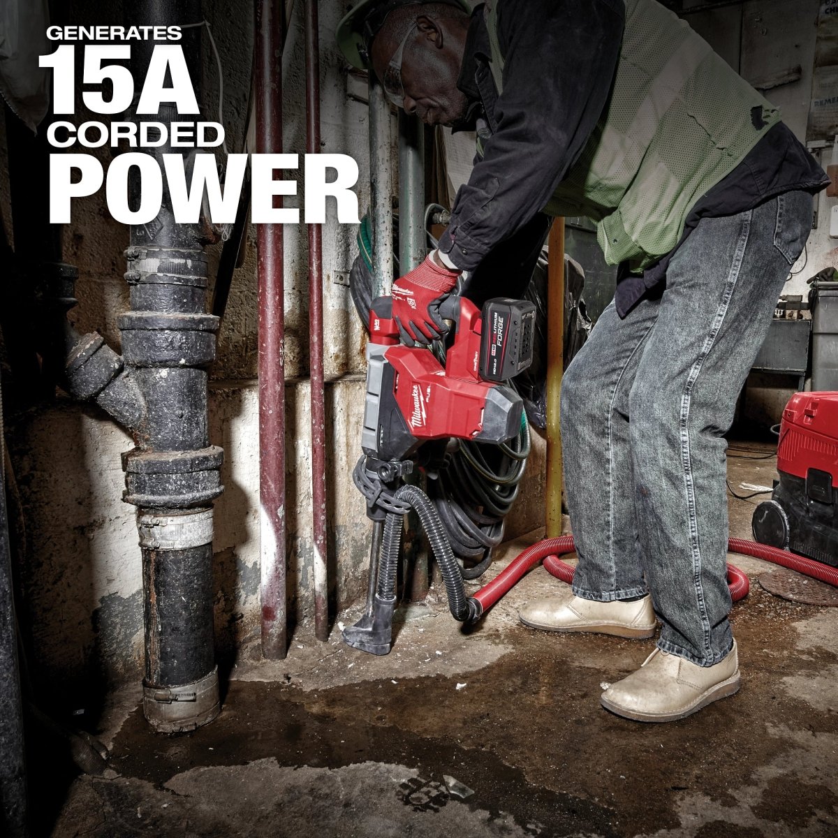 M18 FUEL™ 1 - 3/4" SDS MAX Rotary Hammer Kit w/ONE - KEY(tm) - AAA Industrial Supply