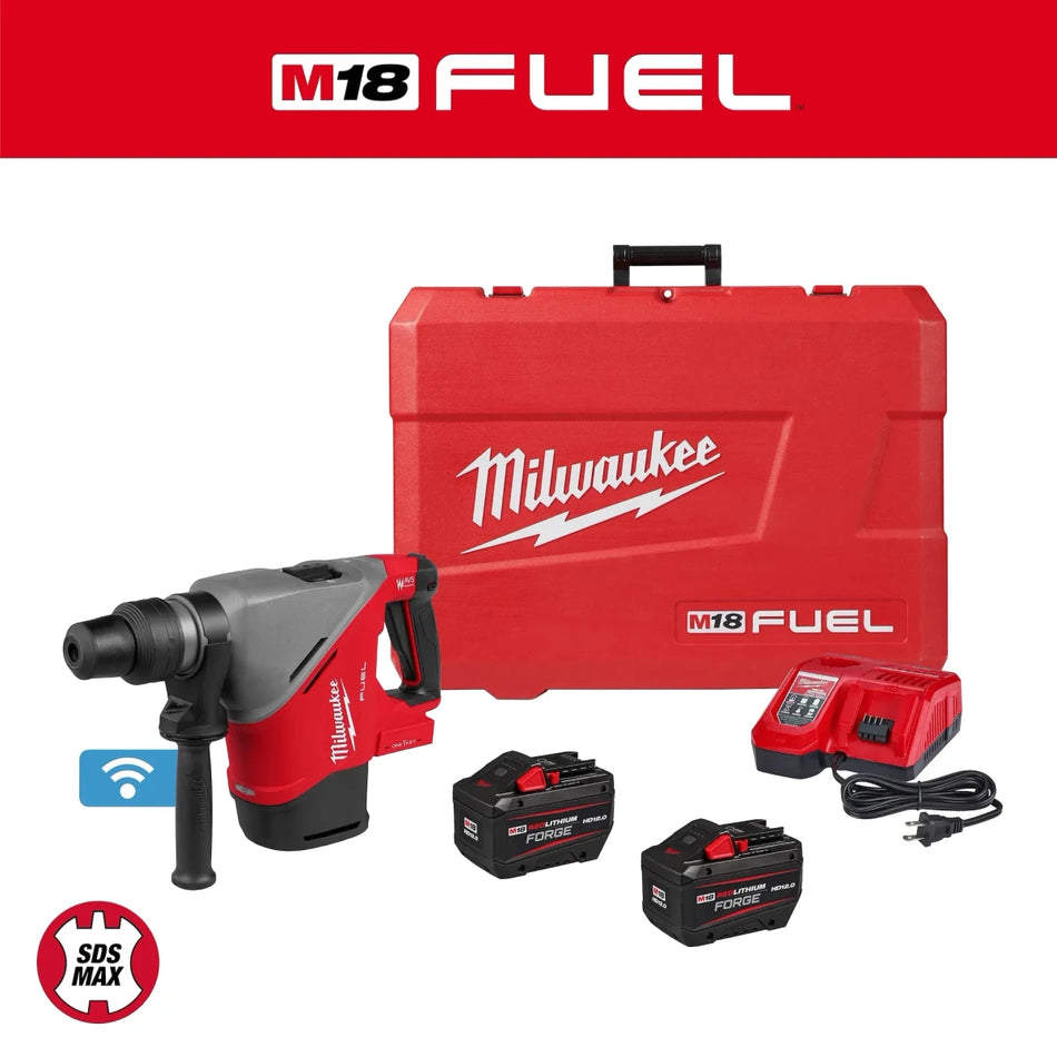 M18 FUEL 1-9/16” SDS MAX Rotary Hammer w/ONE-KEY Kit - AAA Industrial Supply